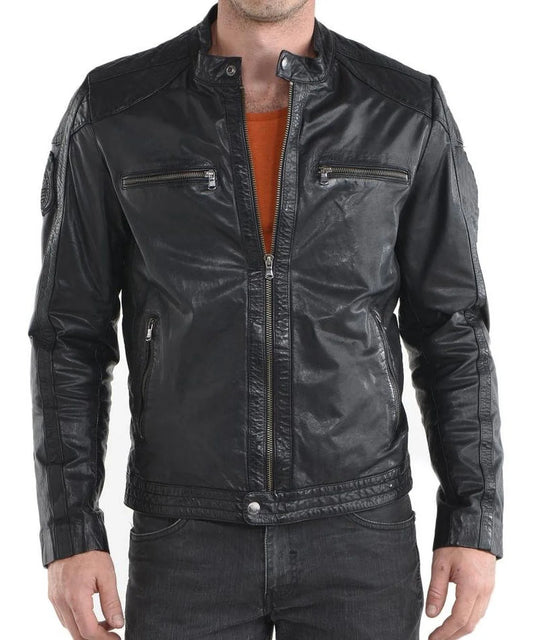 Men's Genuine Leather Jacket MJ 194