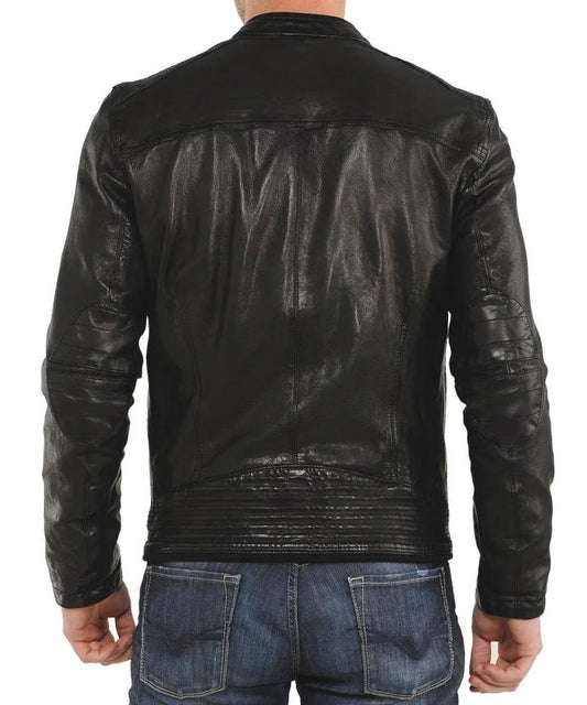 Men's Genuine Leather Jacket MJ 195
