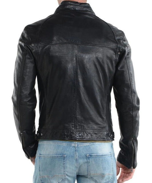 Men's Genuine Leather Jacket MJ 197
