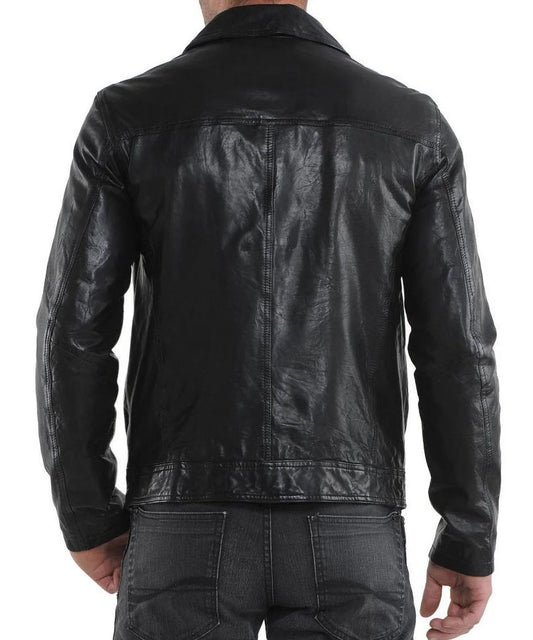 Men's Genuine Leather Jacket MJ 198