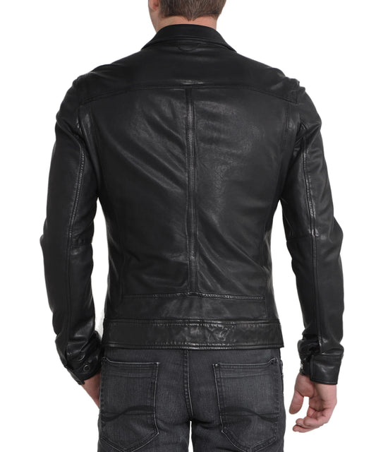 Men's Genuine Leather Jacket MJ 19
