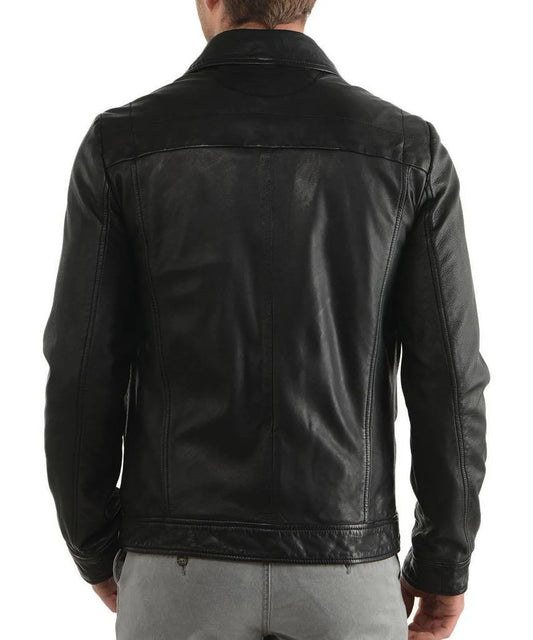 Men's Genuine Leather Jacket MJ 200