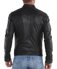 Men's Genuine Leather Jacket MJ 20