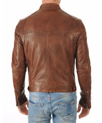 Men's Genuine Leather Jacket MJ 21