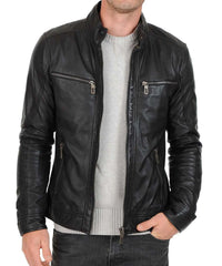 Men's Genuine Leather Jacket MJ 22