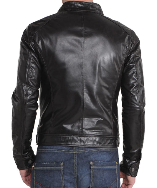 Men's Genuine Leather Jacket MJ 28