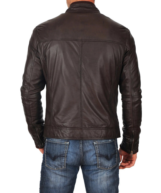 Men's Genuine Leather Jacket MJ 29