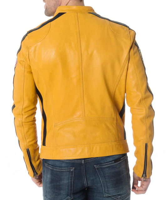 Men's Genuine Leather Jacket MJ 33