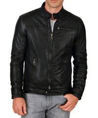 Men's Genuine Leather Jacket MJ 36