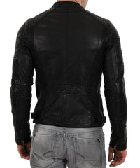 Men's Genuine Leather Jacket MJ 37