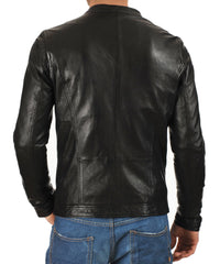 Men's Genuine Leather Jacket MJ 40