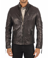 Men's Genuine Leather Jacket MJ 44