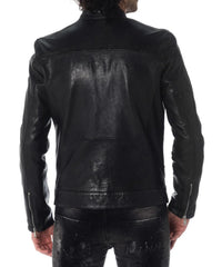 Men's Genuine Leather Jacket MJ 48