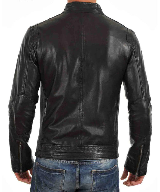 Men's Genuine Leather Jacket MJ 54
