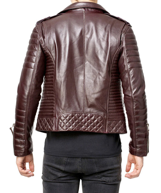 Men's Genuine Leather Jacket MJ 56
