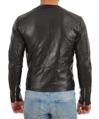 Men's Genuine Leather Jacket MJ 61