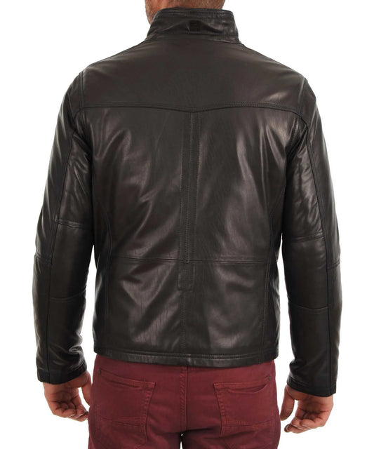 Men's Genuine Leather Jacket MJ 65