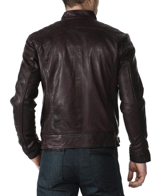 Men's Genuine Leather Jacket MJ 71