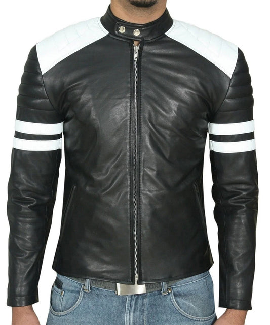 Men's Genuine Leather Jacket MJ 81