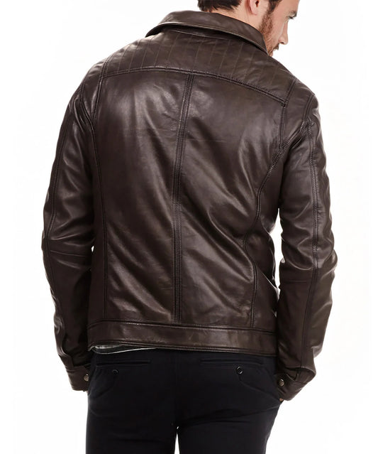 Men's Genuine Leather Jacket MJ 84