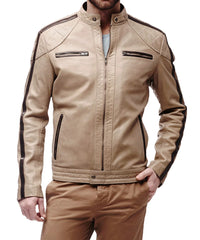 Men's Genuine Leather Jacket MJ 85