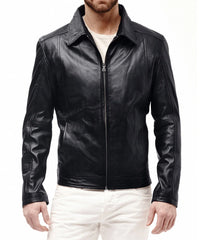Men's Genuine Leather Jacket MJ 86