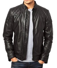 Men's Genuine Leather Jacket MJ 87
