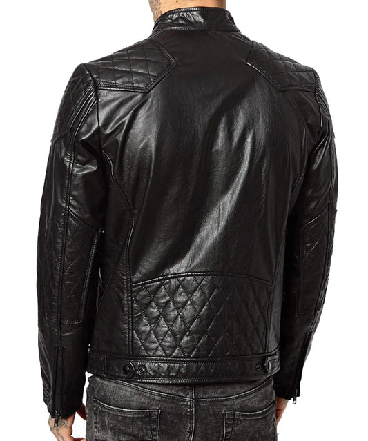 Men's Genuine Leather Jacket MJ 87