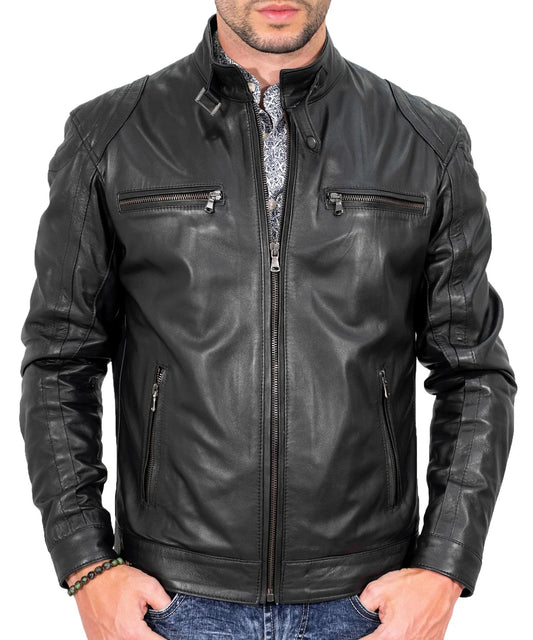 Men's Genuine Leather Jacket MJ 90