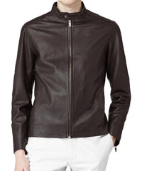 Men's Genuine Leather Jacket MJ 91