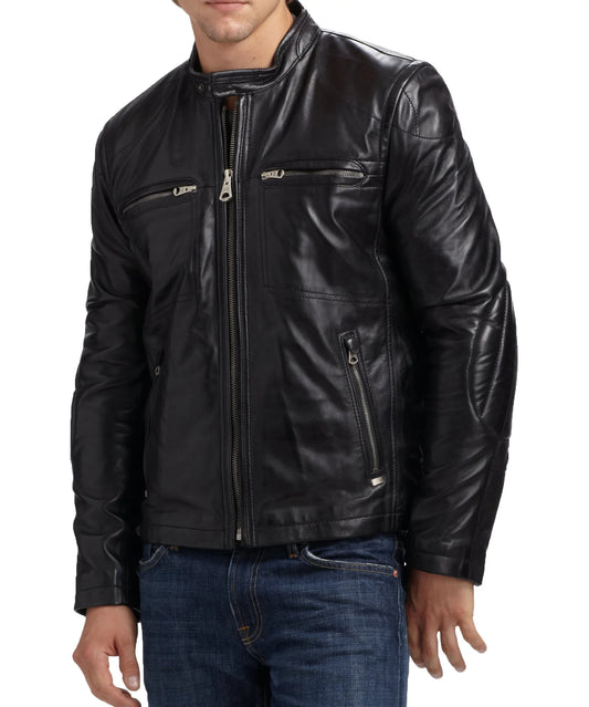Men's Genuine Leather Jacket MJ 93