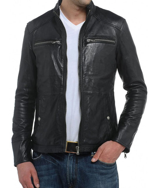 Men's Genuine Leather Jacket MJ 94