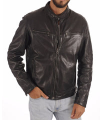 Men's Genuine Leather Jacket MJ 97