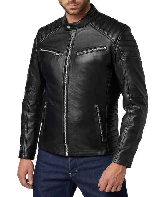 Men's Genuine Leather Jacket MJ 99