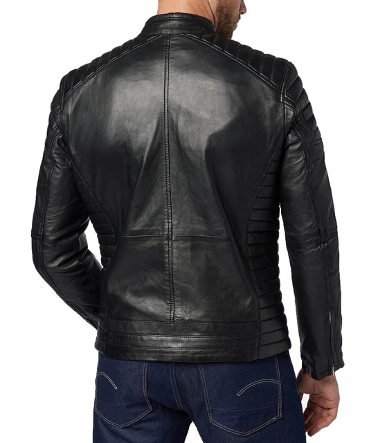 Men's Genuine Leather Jacket MJ 99