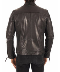 Men's Genuine Leather Jacket MJ 44