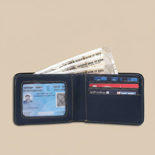 Men’s Artificial Leather Wallet Blue