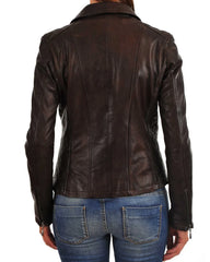 Women’s Genuine Leather Blazer WB 03