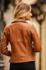 Women's Genuine Mango Leather Jacket WLJ 52
